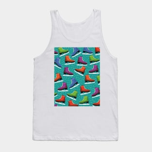 Ice Skating Pattern Tank Top